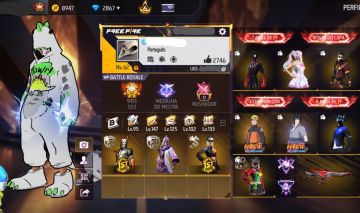Conta FreeFire 8 Anos | 2867 diamante | Pacote Hashira Sensi | Tds Skins Naruto