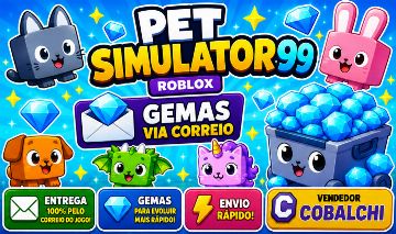 [PROMOÇÃO] Diamantes Pet Simulator 99 (PS99) | Entrega Rápida via Correio