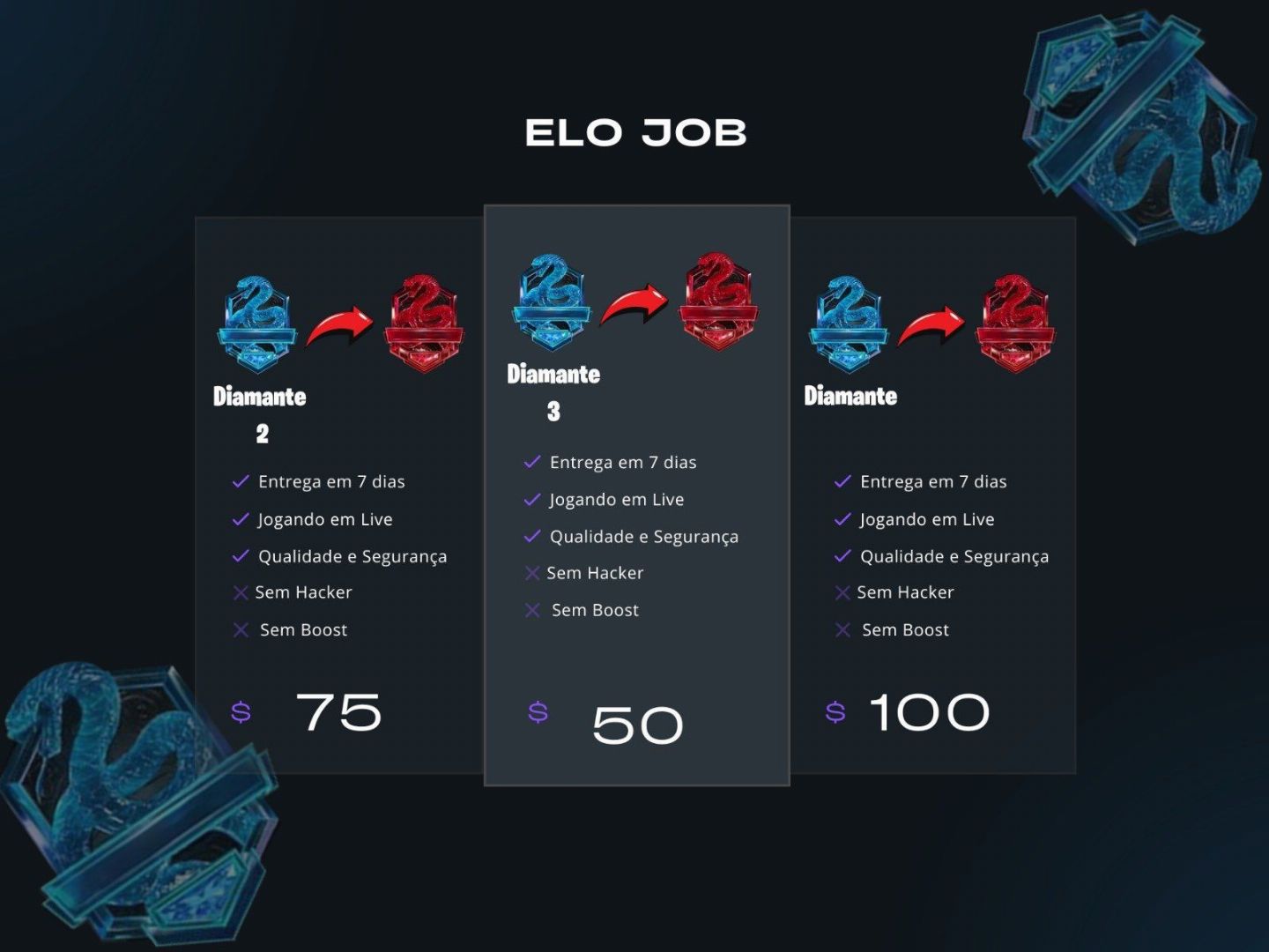 Elo job warzone ate iridescente