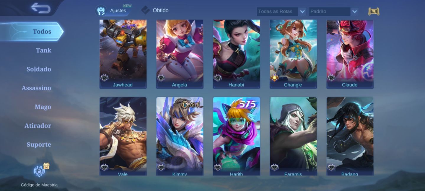 CONTA MLBB FA | 78 SKINS | NATALIA COLLECTOR | TIGREAL LIGHTBORN | 63 HERÓIS