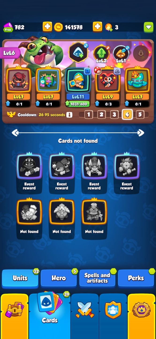 CONTA RUSH ROYALE ÓTIMA PARA NOVOS JOGADORES.