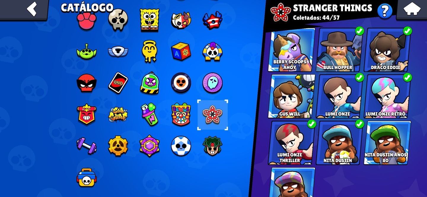 Conta BS (107 Brawlers)