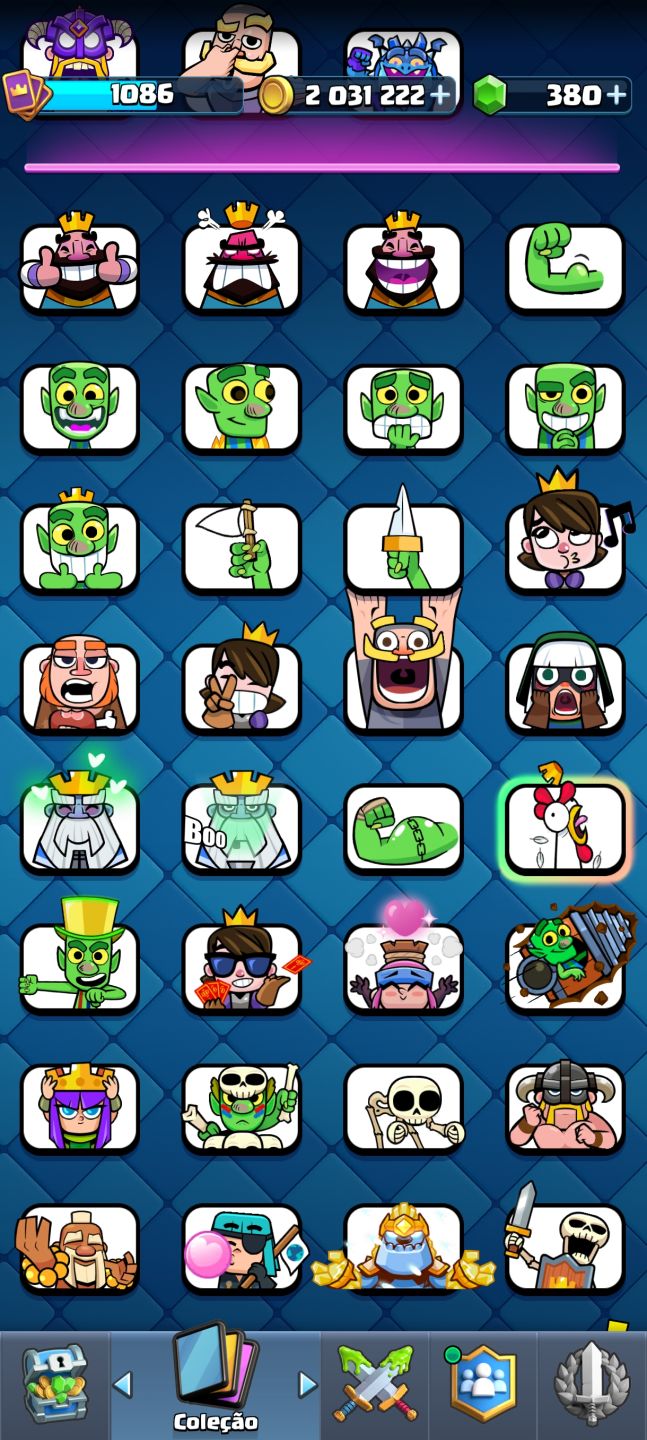 Conta Clash Royale nível 13