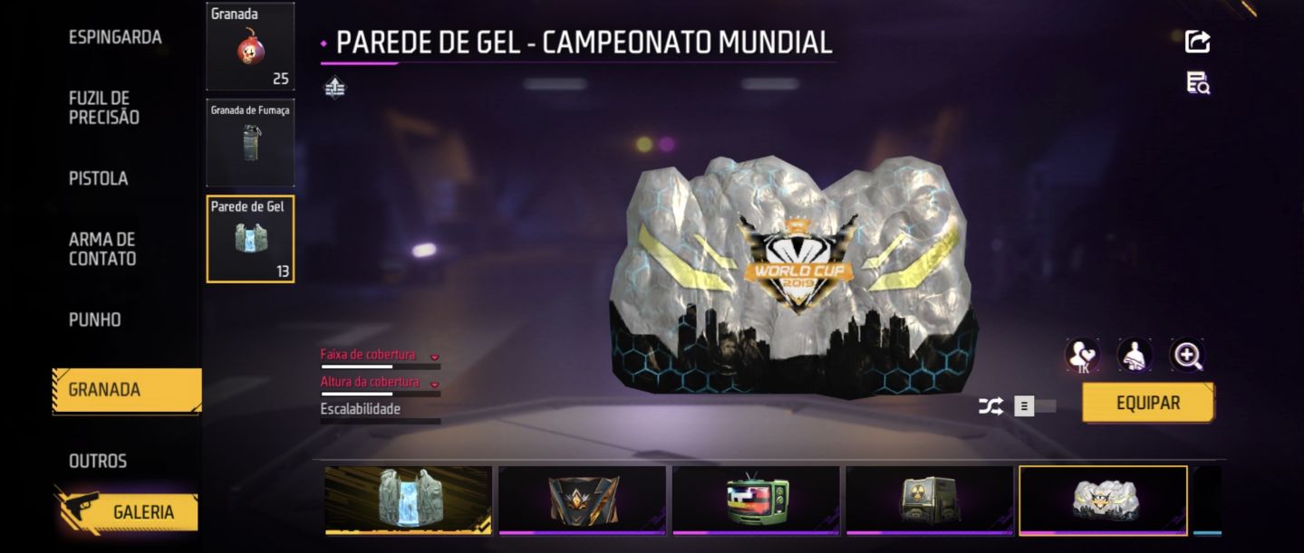 Conta Free Fire - Prime 6