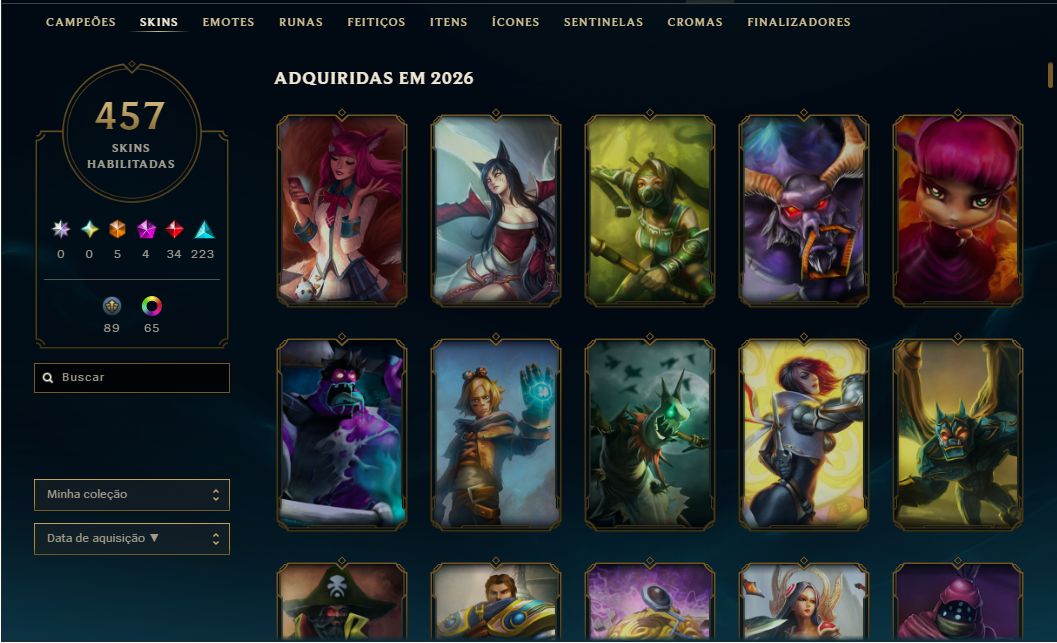 Conta League of legends