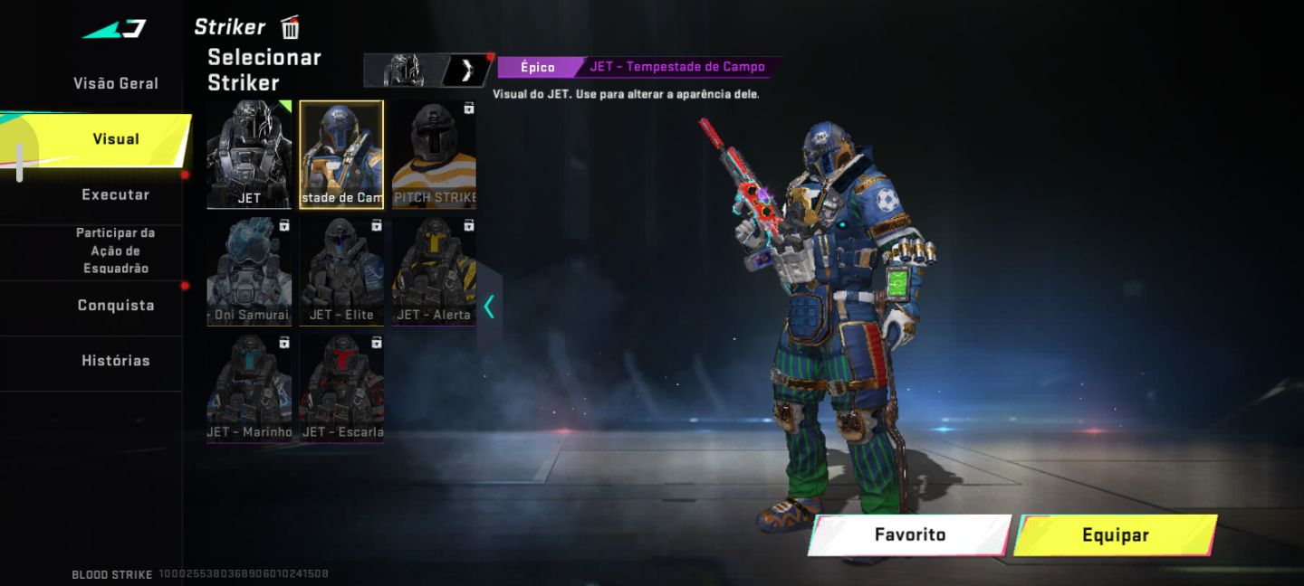 CONTA SIMPLES BLOODSTRIKE