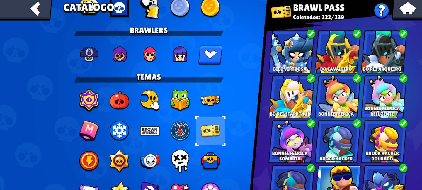 CONTA DE BRAWL STARS FOCADA EM GAMEPLAY!!