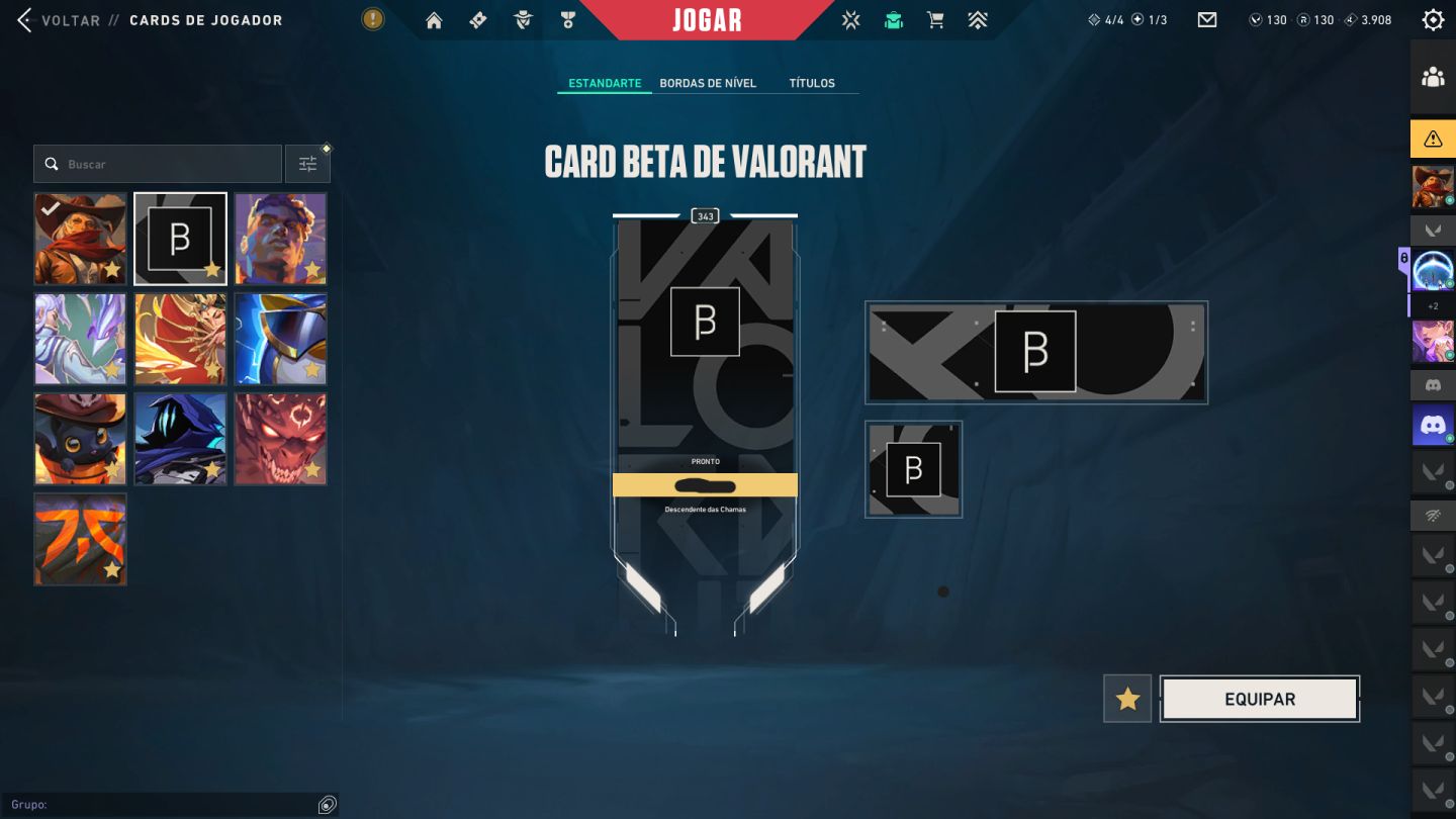 Conta Valorant Beta Ativa (+29 Skins, fora passe)