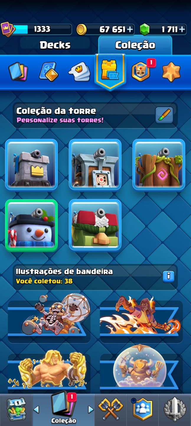 Conta de Clash royale ideal para subir arena