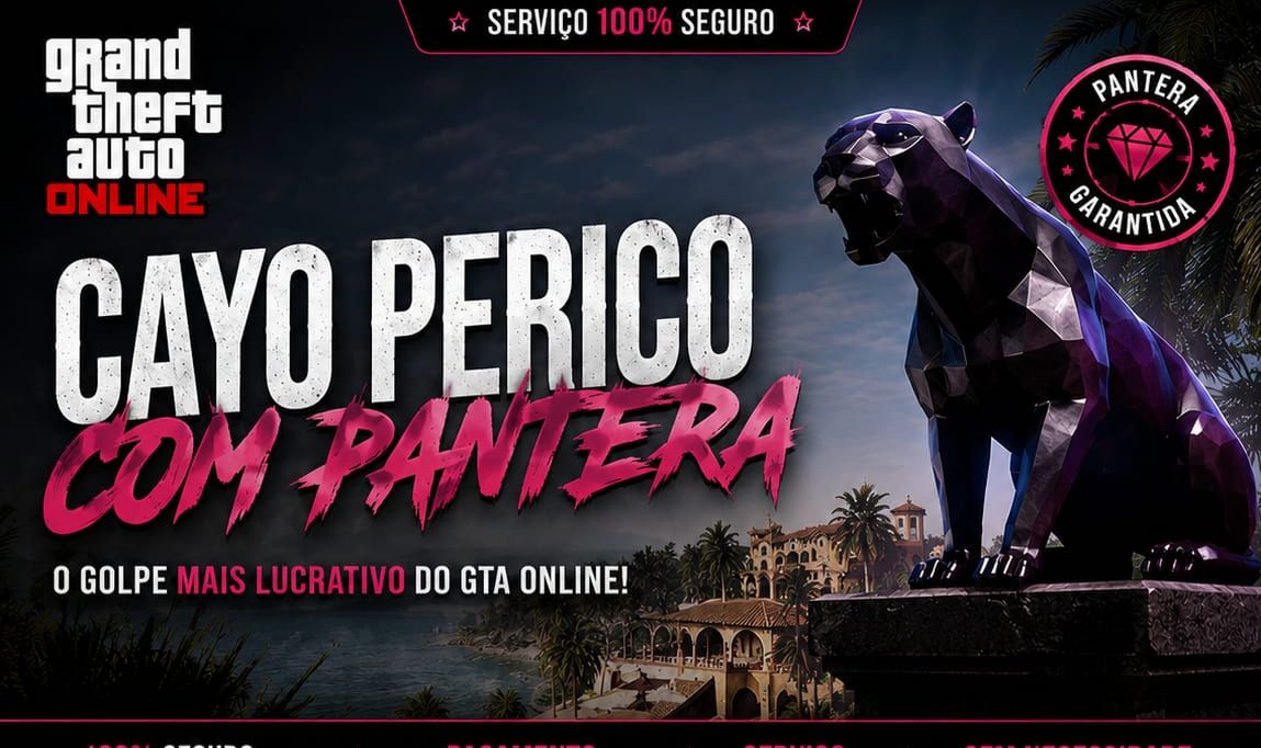 Venda de Cayo Perico com Pantera no GTA 5 (PS4)