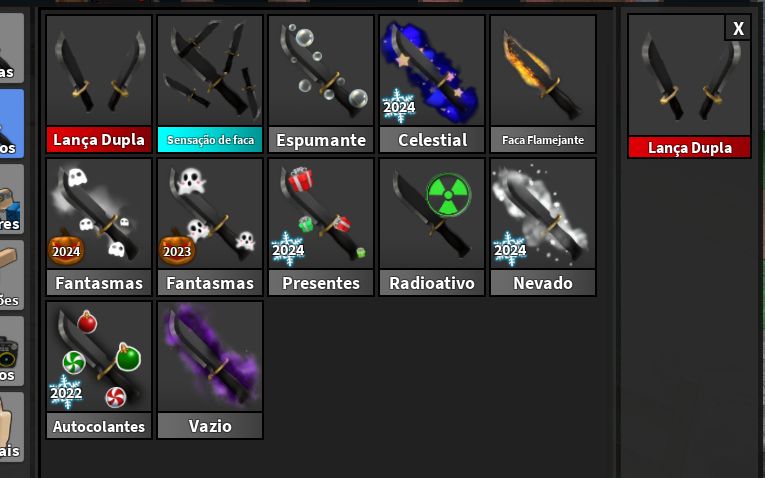 (PROMOÇÃO!)CONTA FOCADA EM MM2,BLOX FRUITS,ETC,20K ROBIX GASTOS COM LIMITEDS!