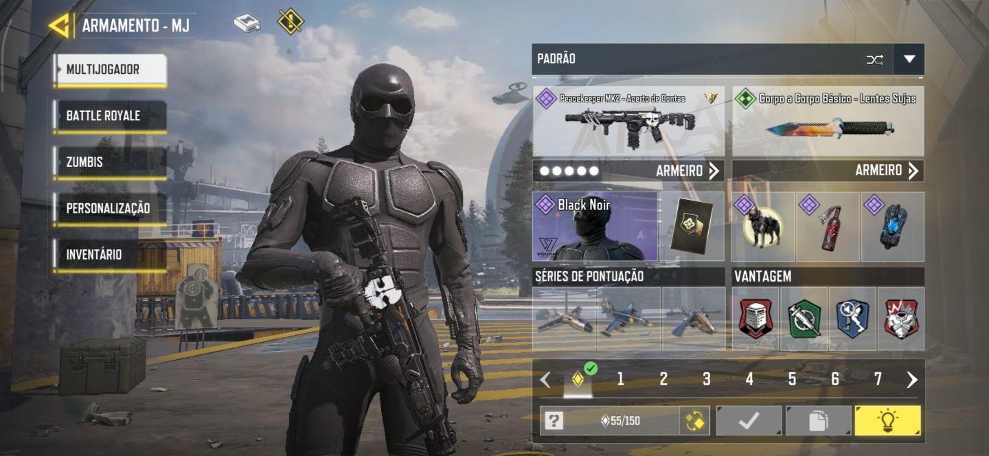CONTA CODM COM VARIAS SKINS E PARCERIA