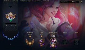 CONTA LOL - SKIN ULTIMATE SERAPHINE KDA - LENDARIAS DARIUS DEUS KATARINA EVELYNN