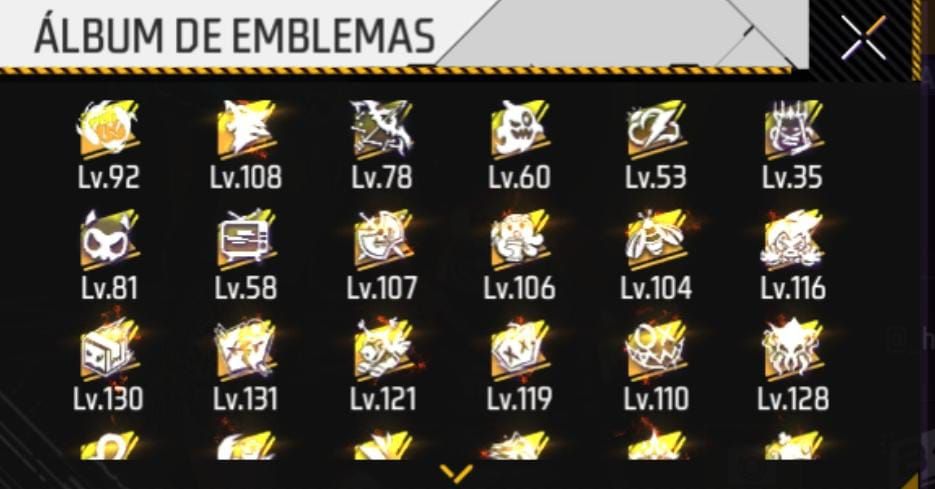 Conta de ff prime 6 muito gemada, com muitas coisas.
