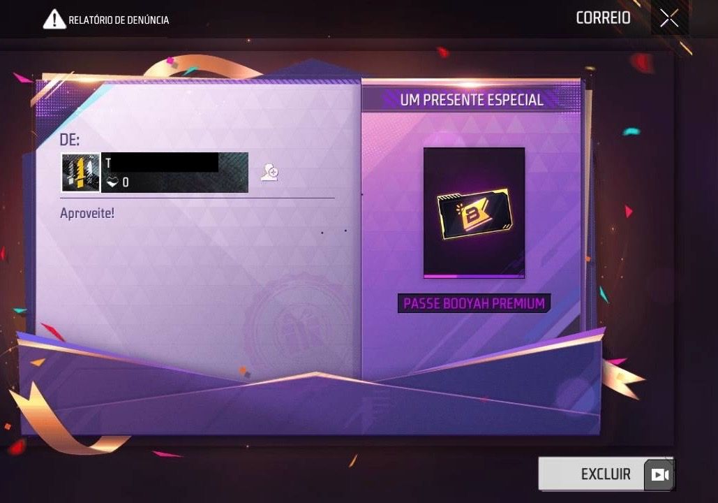 PASSE BOOYAH FREE FIRE (VIA ID)
