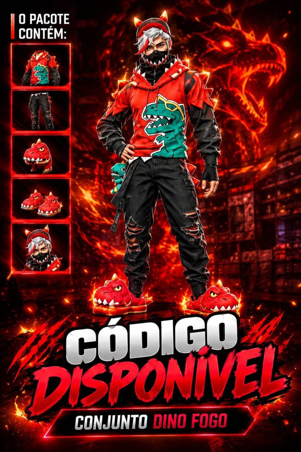 CODIGUIN NOVOS FREE FIRE | RECOMPENSA EXCLUSIVA