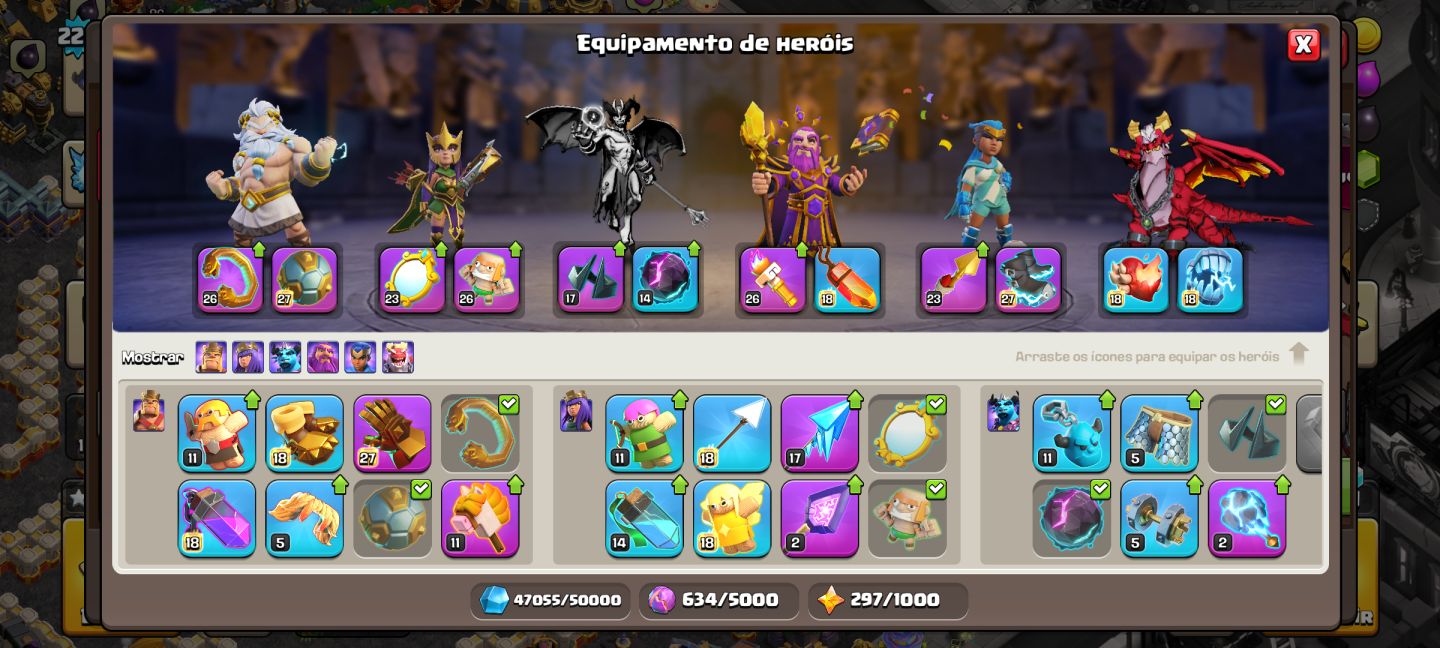 Conta cv18 bem upada!