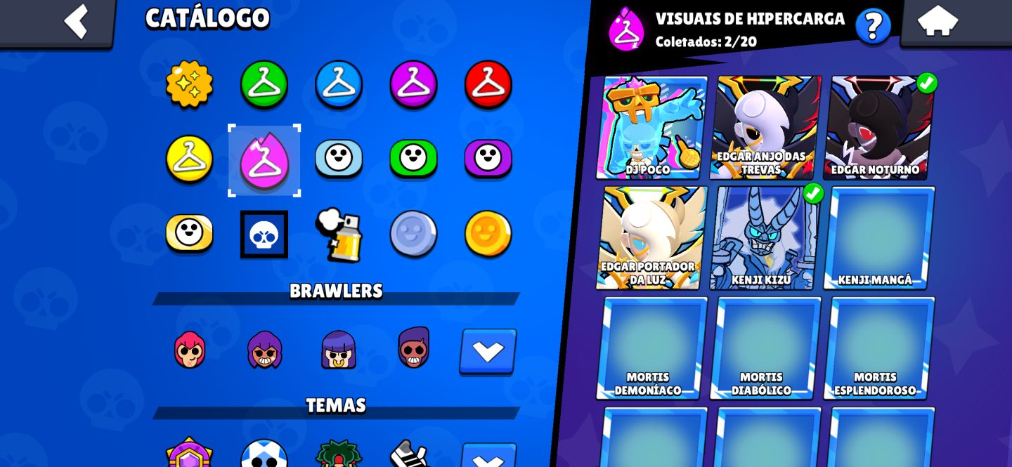 Conta brawl stars 70k + 263 skins