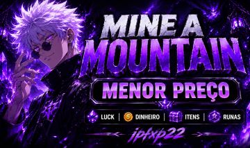 MINE A MOUNTAIN | MINERE UMA MONTANHA | ITENS, COINS, LUCK, RUNAS | MENOR PREÇO