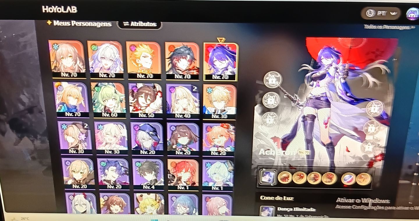Contas juntas de zzz genshin e HSR!