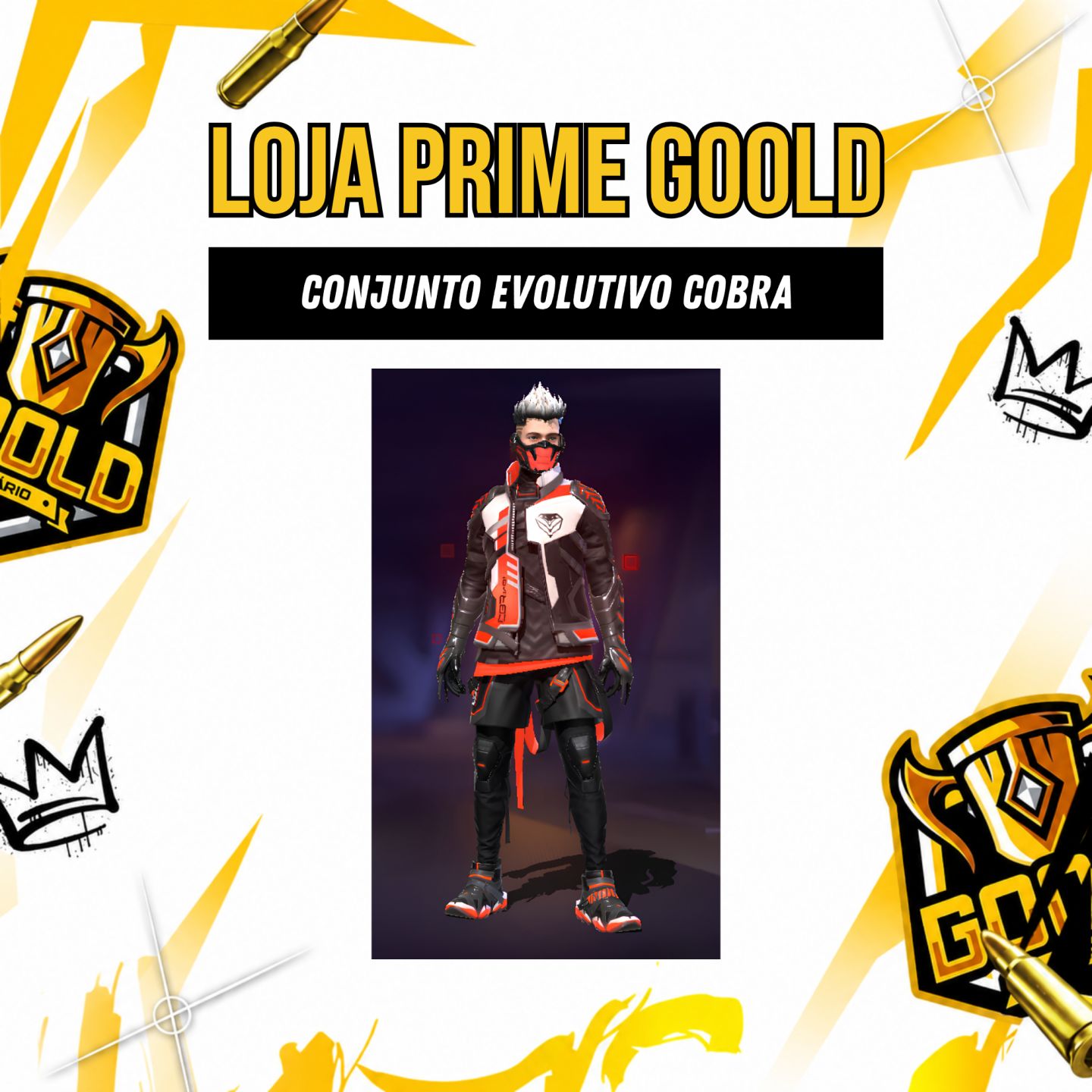 CODIGUINS + PRESENTES LOJA PRIME ATUALIZADA - OUTUBRO - FREE FIRE