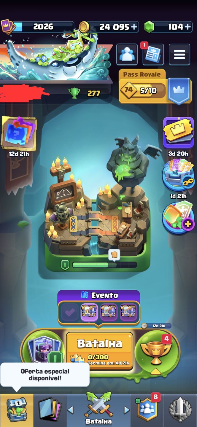 CONTA CLASH ROYALE END-GAME (10 ANOS) 14.000+ TROFÉUS | TORRE LV 16
