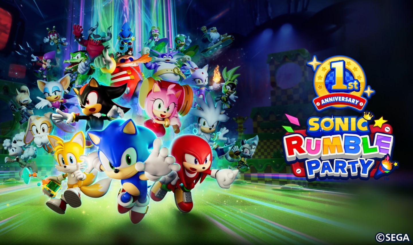 Sonic Rumble Party com os personagens principais disponíveis jogo Full Access