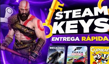 Keys Aleatórias Steam 100% Originais com Jogos Aleatorios (ENTREGA AUTOMATICA!!)