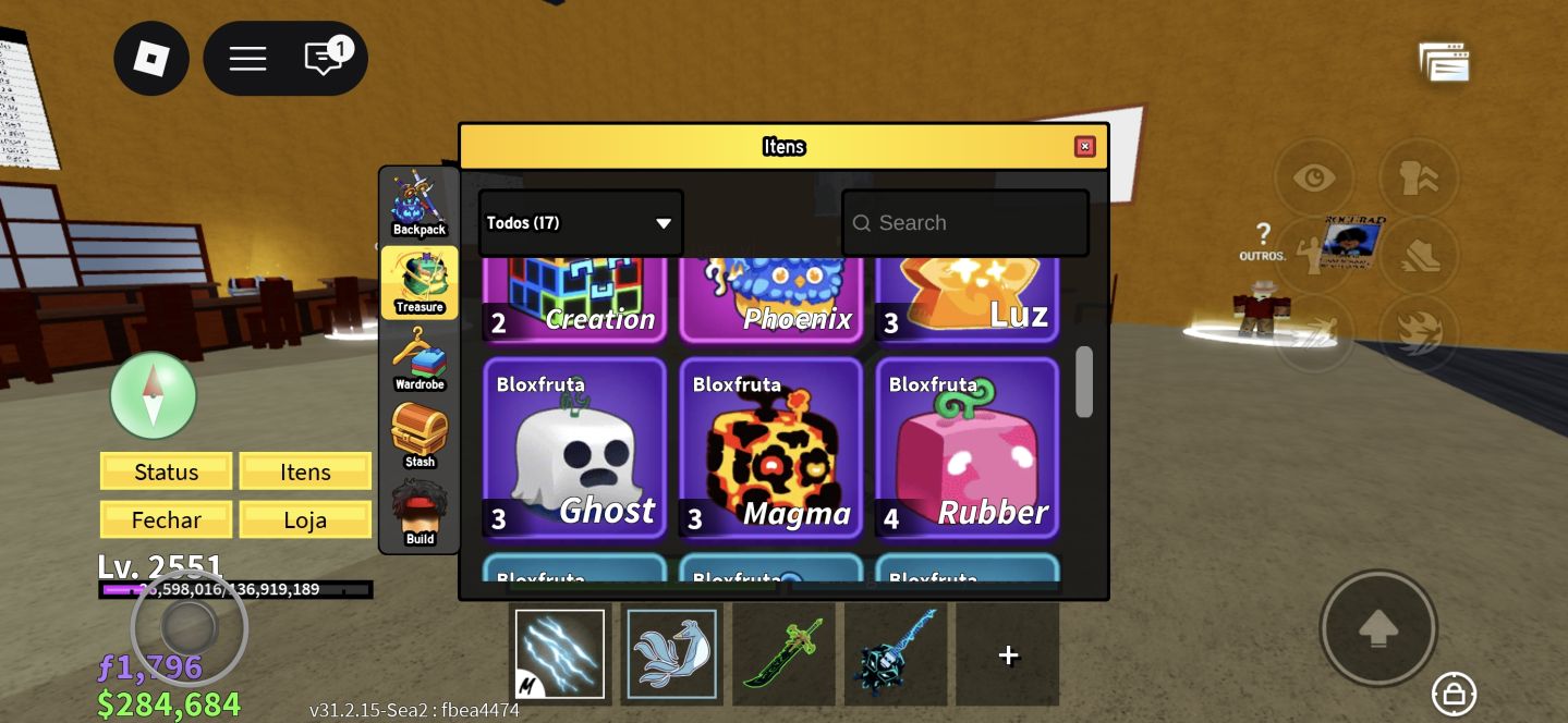 CONTA DE ROBLOX-BLOX FRUITS