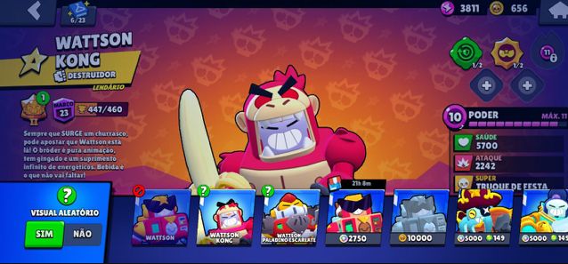 Conta de Brawl Stars barata (valor negociável)