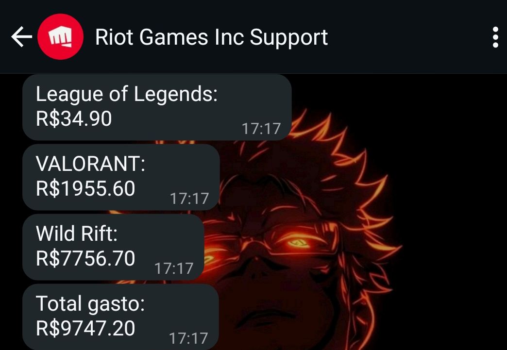 Conta Riot - Wild Rift + Valorant