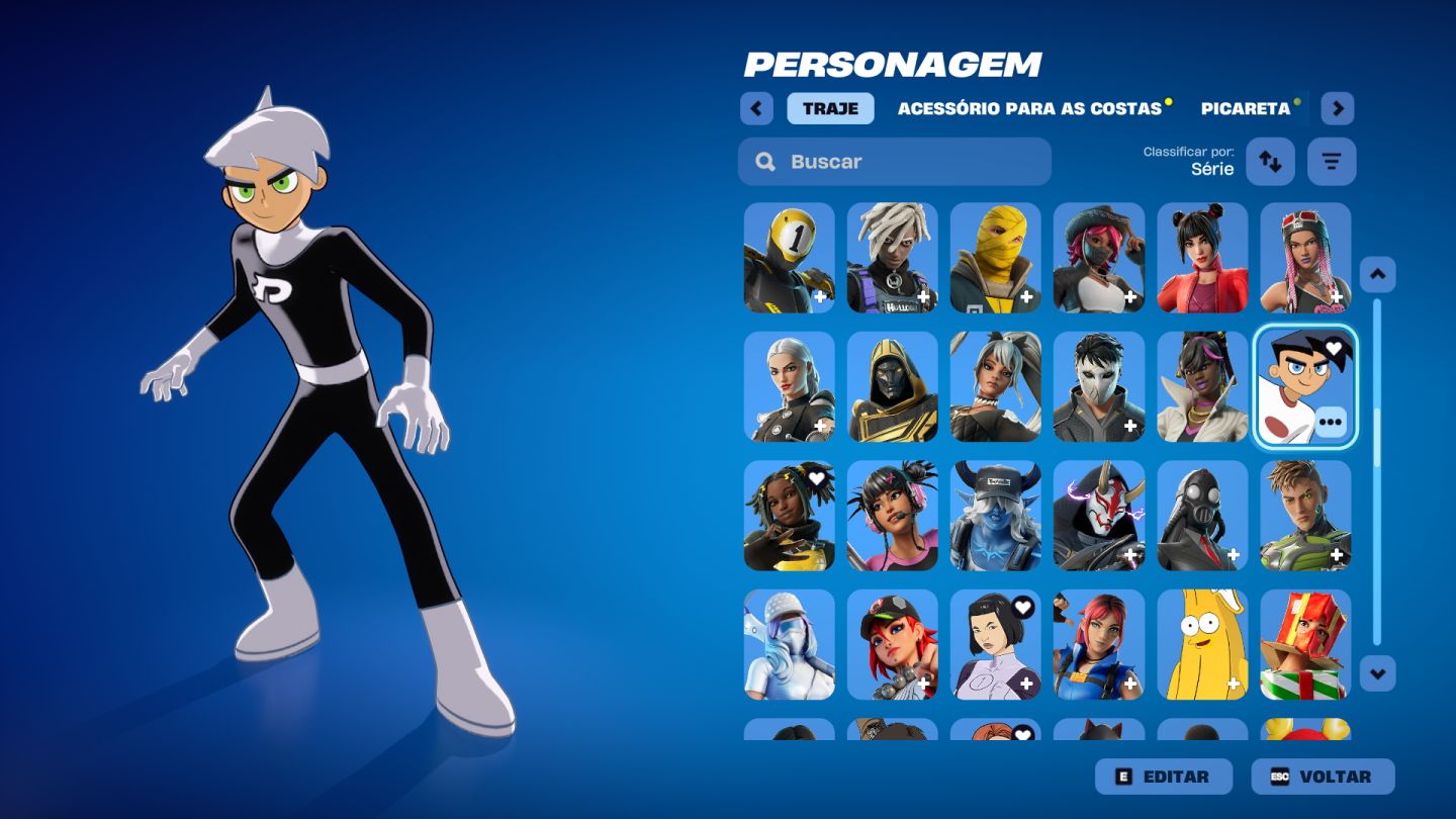 Conta fortnite com muitas skins