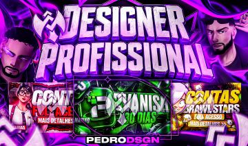 DESIGNER PROFISSIONAL | THUMBNAILS, BANNERS E ANÚNCIOS DE ALTA QUALIDADE