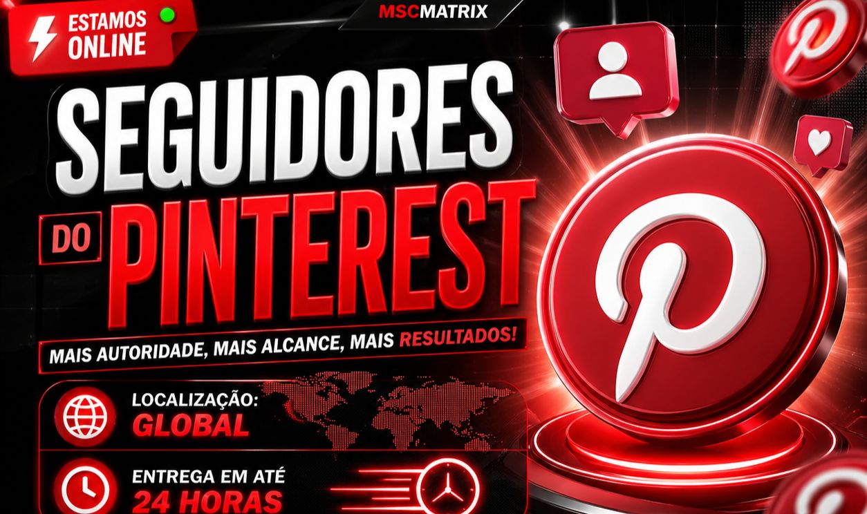 Seguidores Pinterest | Crescimento Rápido E Seguro 30 dias de garantia Reposição