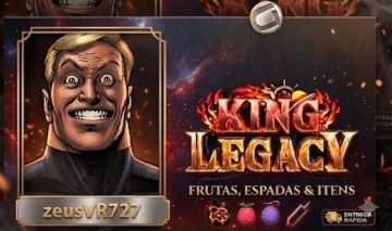 King Legacy: Frutas, Espadas, Acessórios