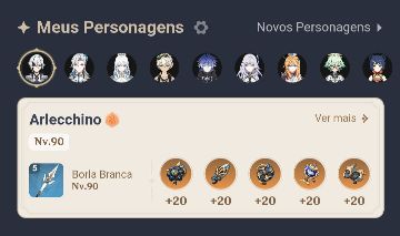 Conjunto de contas...Nefer, Zibai e Durin