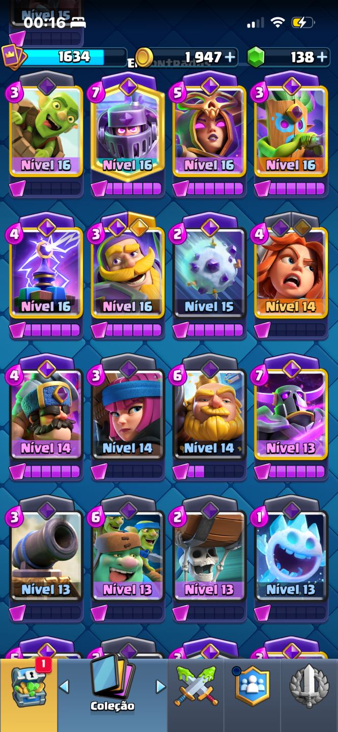 Conta de clash royale com 11750 troféus