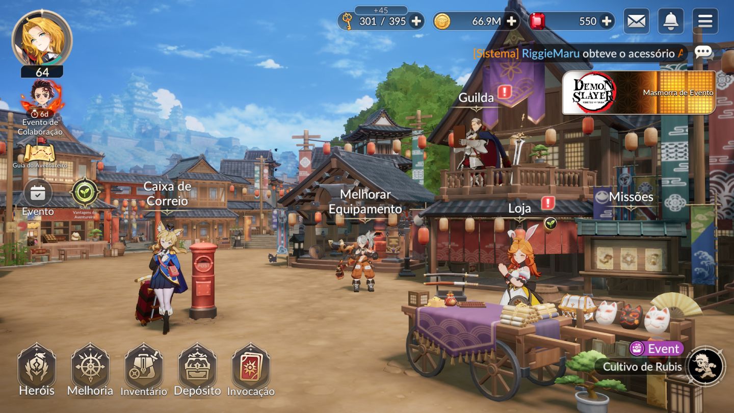 CONTA SEVEN KNIGHTS RE N 64 COM VARIOS COLLABS