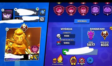 Conta de brawl com mestre muito top