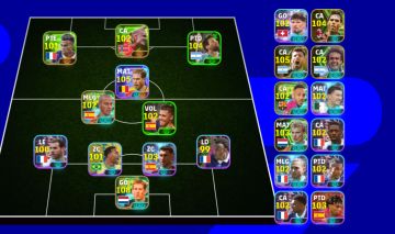 [ANDROID/IOS]CONTA EFOOTBALL COM VAN DE SAR 108+DE BRUYNE 105