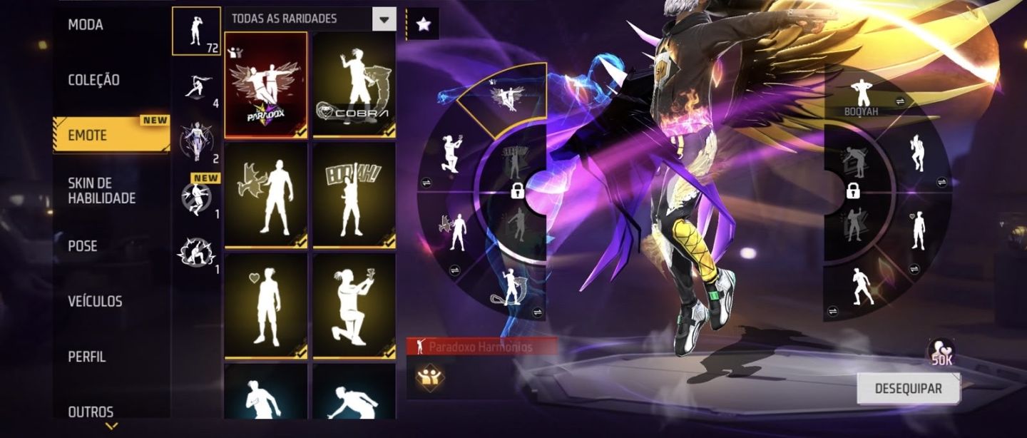 Conta ff lvl 70 6 anos de criação