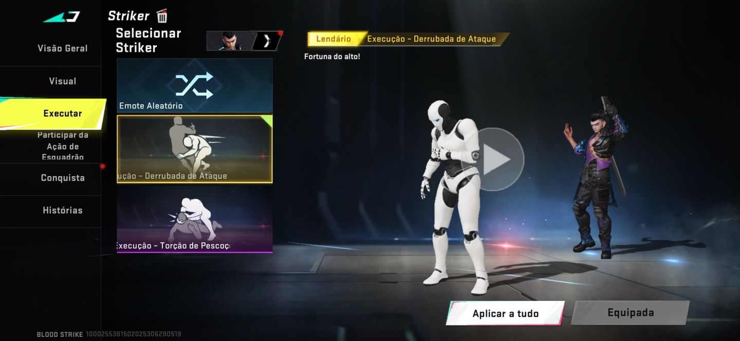 CONTA BLOOD STRICK PRONTA PRA JOGAR