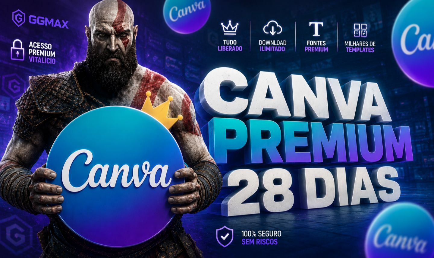CANVA PRO(PREMIUM) COMPARTILHADO O MELHOR DA GGMAX