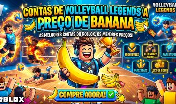 CONTAS DE VOLLEYBALL LEGENDS A PREÇO DE BANANA!! QUEIMA DE ESTOQUE