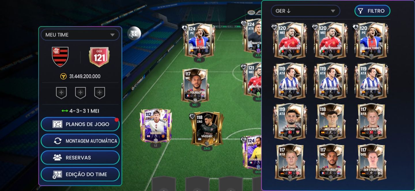 Conta FC mobile ger 121