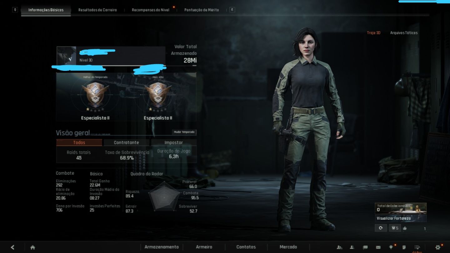 CONTA ARENA BREAKOUT (PC) NÍVEL 30 28-35 MILHÕES DE INVENTÁRIO FULL ACESSO