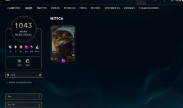 Conta LOL - Diamante 2 com 1.000 Skins +