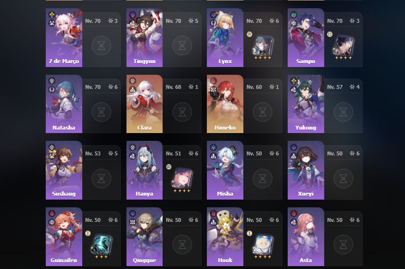 Conta genshin impact + conta de honkai star, rail Ar maximo
