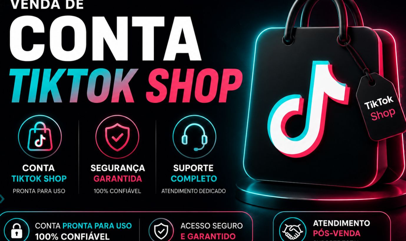CONTA TIKTOK SHOP ATIVO | 2K | SEM DOC ENTREGA RÁPIDA