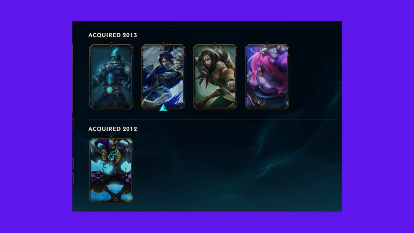 CONTA 2012 100% SEGURA UNICO DONO 72 SKINS 67% MMR